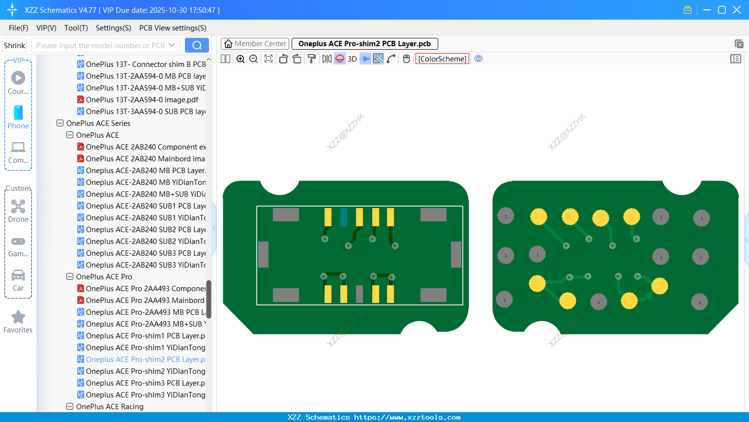 Oneplus ACE Pro-shim2 PCB Layer